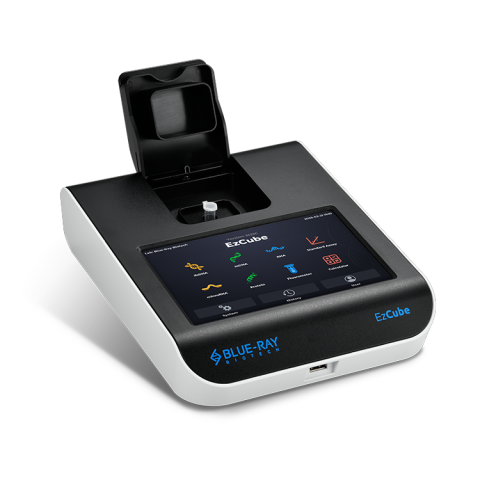 Fluorometer Ezcube von Blueray Biotech.