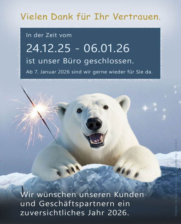 Betriebsurlaub und Weihnachtsgrüße LTF Labortechnik