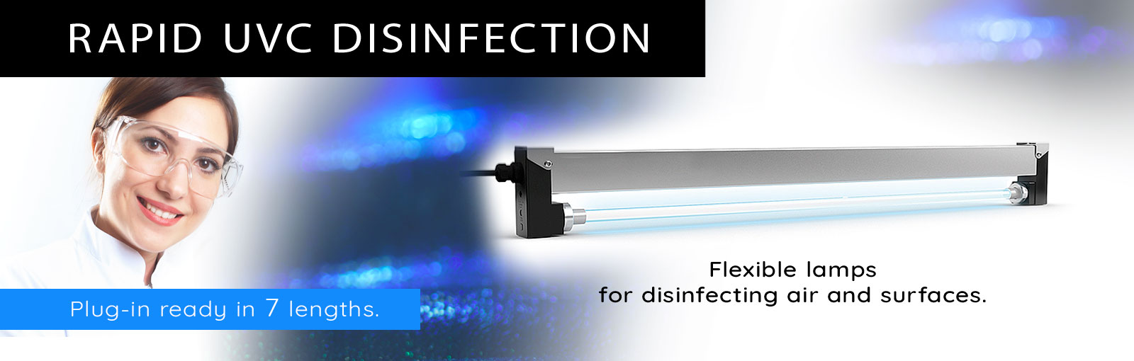 UVC lamp for sterilization