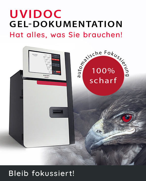  Standalone Gel-Dokumentationssystem für DNA- und Protein-Gele.