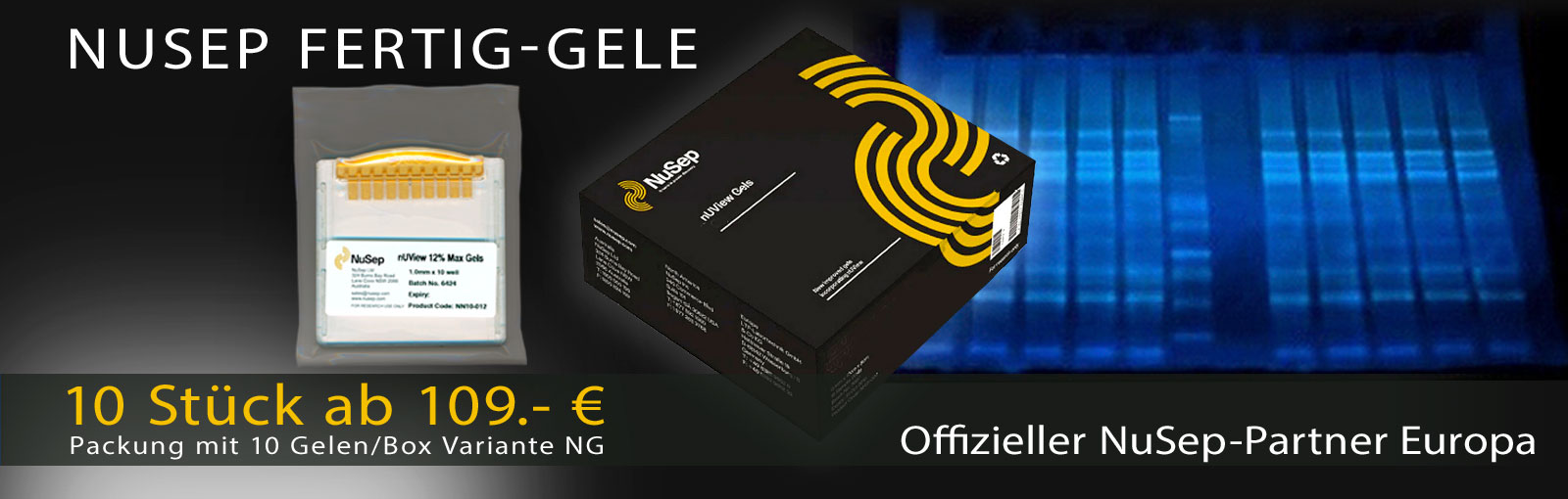 NuSep Fertiggele Angebot für 10 Gele