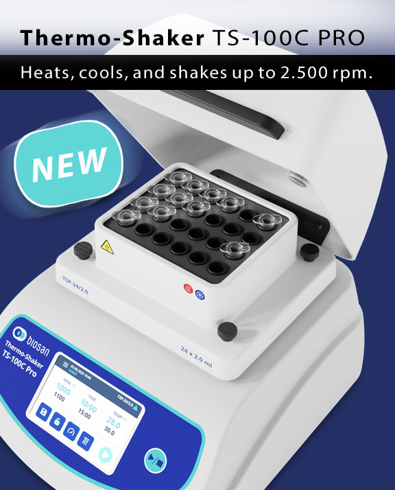 New thermal shaker TS-100C Pro from Biosan